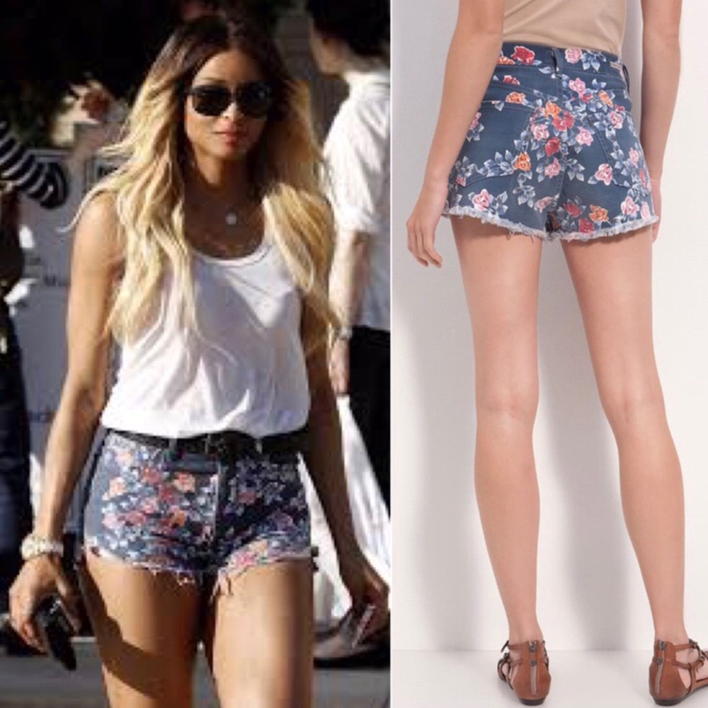 Citizens of Humanity | Chloe Floral Cutoff Shorts